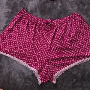 Light weight nighttime shorts, smooth material and comfy to lounge in.